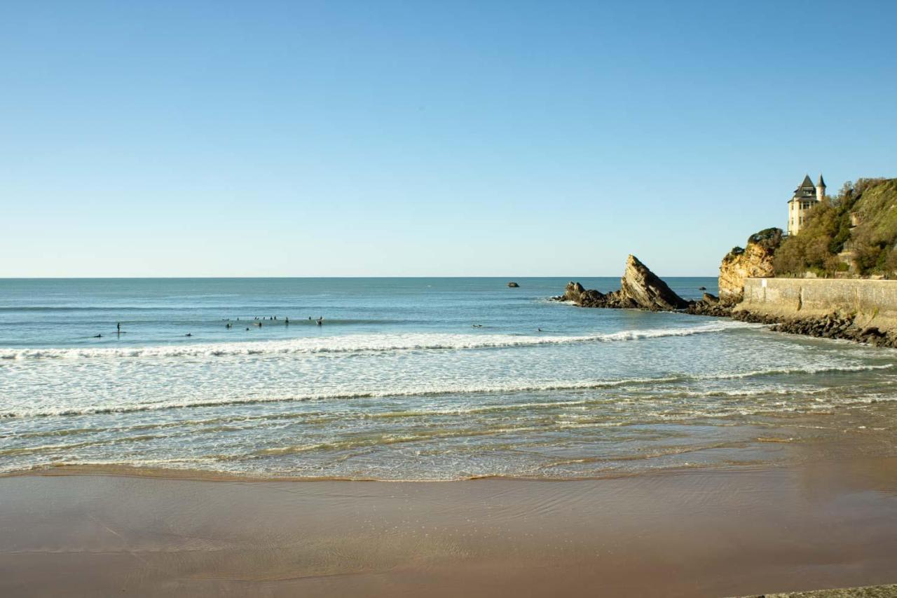 Appartement Belharra Cote des Basques par ascenseur à Biarritz Extérieur photo