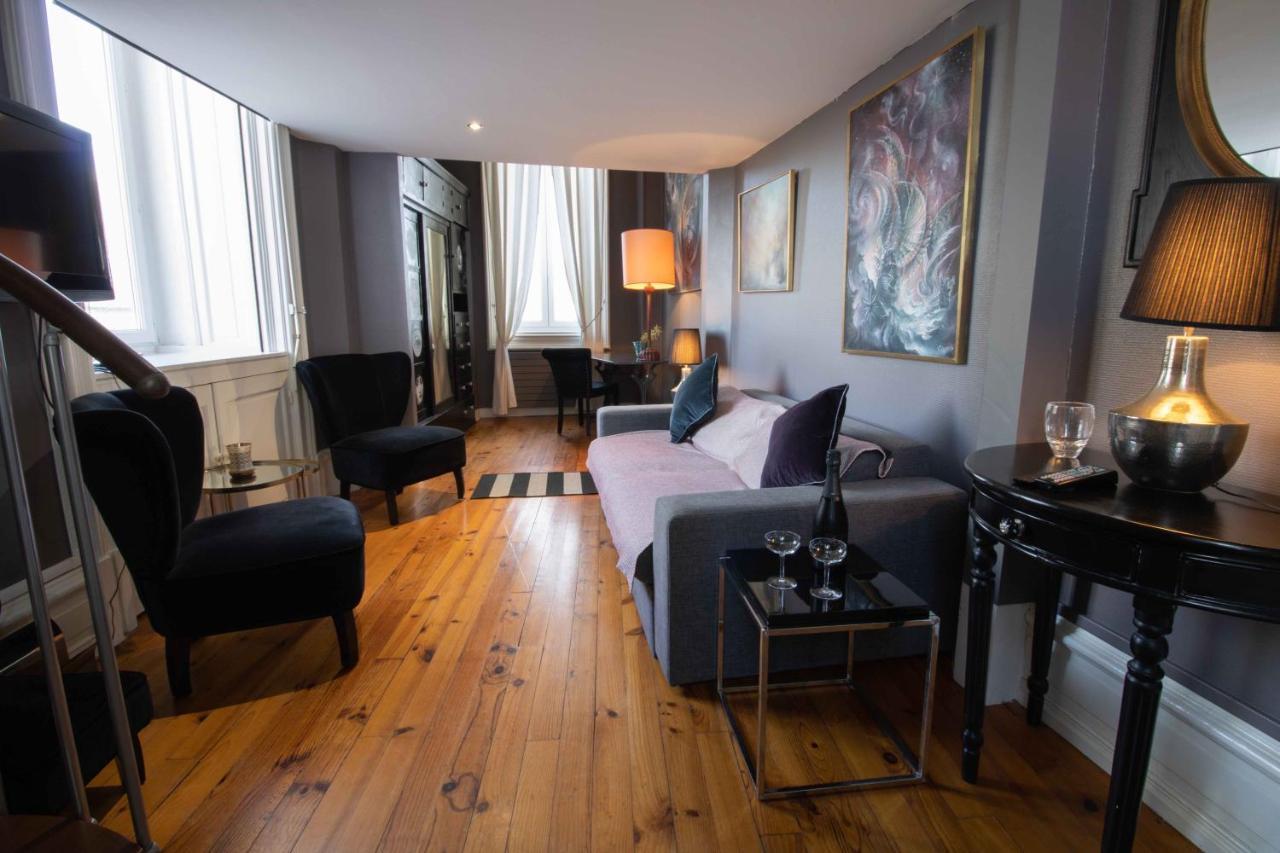 Appartement Belharra Cote des Basques par ascenseur à Biarritz Extérieur photo