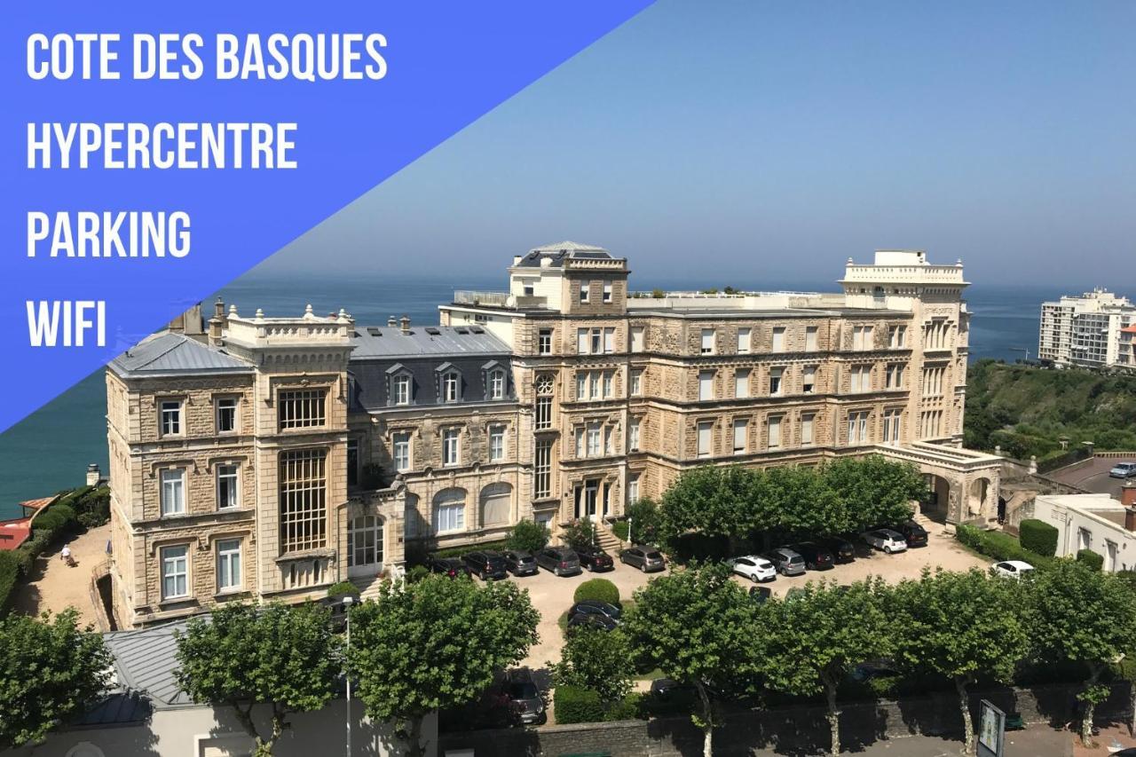 Appartement Belharra Cote des Basques par ascenseur à Biarritz Extérieur photo