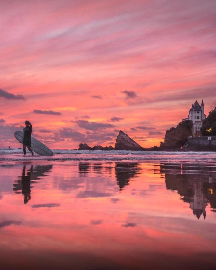 Appartement Belharra Cote des Basques par ascenseur à Biarritz Extérieur photo